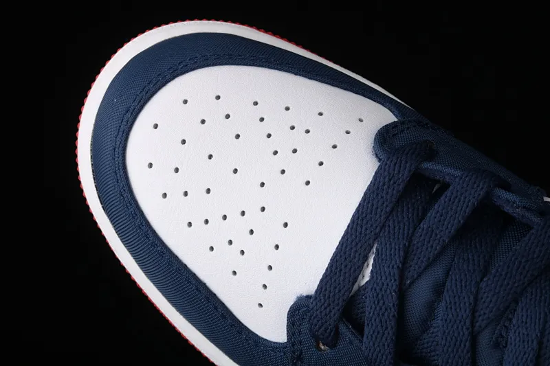 All categories Air Jordan Jordan series basketball shoes Air Jordan 1 Mid G version pure original Air Jordan 1 Mid GS AJ1 Joe 1 Captain America China basketball shoes BQ6931-104